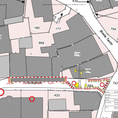 Bild vergr&ouml;&szlig;ern: Umleitungsplan Baustelle Torenkasten