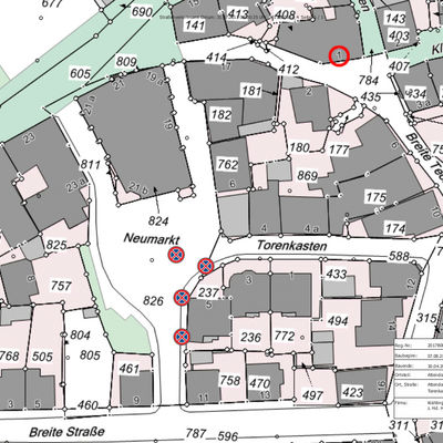 Bild vergr&ouml;&szlig;ern: Umleitungsplan Baustelle Torenkasten