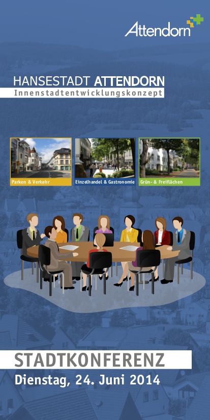 Bild vergr&ouml;&szlig;ern: Flyer zur Stadtkonferenz