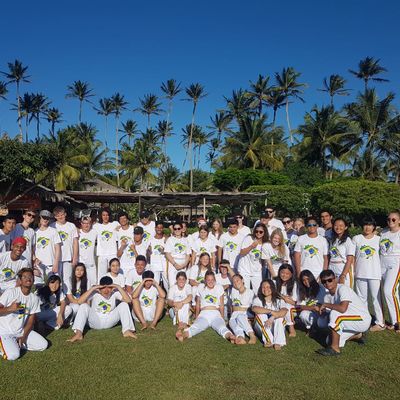 Bild vergr&ouml;&szlig;ern: Capoeira Unterricht in Brasilien.