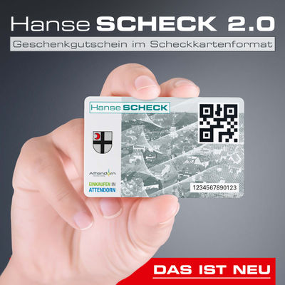 Bild vergr&ouml;&szlig;ern: Der HanseScheck wird digital.