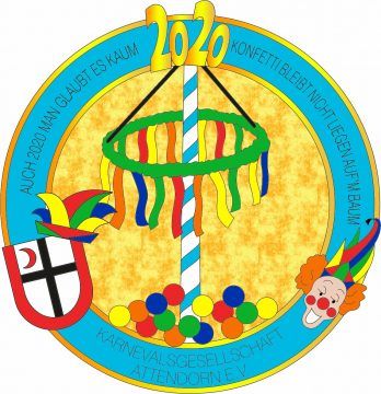 Bild vergr&ouml;&szlig;ern: Unter dem Motto Auch 2020 man glaubt es kaum, Konfetti bleibt nicht liegen auf'm Baum l&auml;dt die Karnevalsgesellschaft Attendorn e. V. Die Kattfiller zu einem bunten Veranstaltungsreigen ein.