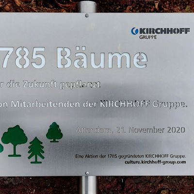 Bild vergr&ouml;&szlig;ern: Infotafel der KIRCHHOFF Gruppe