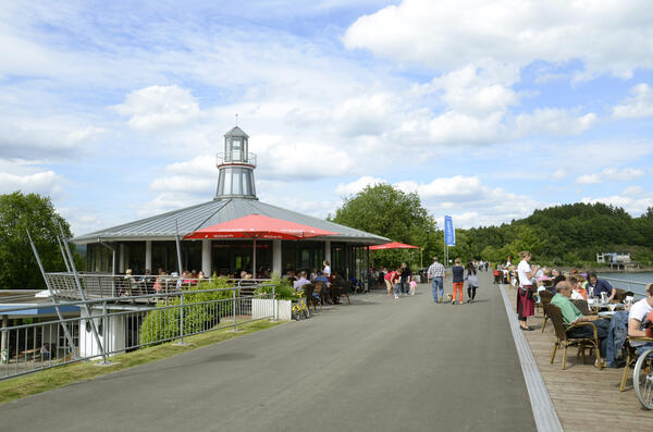 Bild vergr&ouml;&szlig;ern: Restaurant Leuchtturm am Biggesee.