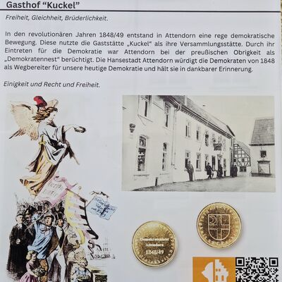 Bild vergr&ouml;&szlig;ern: Eine Gedenktafel