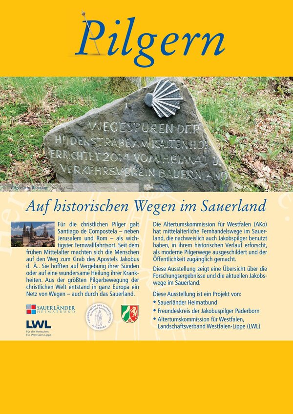 Bild vergr&ouml;&szlig;ern: Plakat zur Pilgerausstellung.