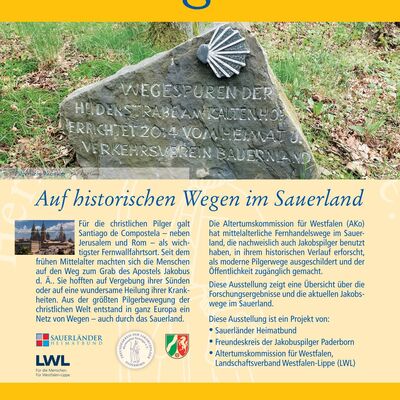 Bild vergr&ouml;&szlig;ern: Plakat zur Pilgerausstellung.