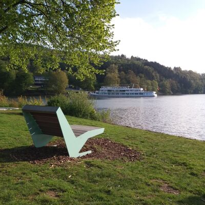 Bild vergr&ouml;&szlig;ern: Die Uferpromenade in Sondern.