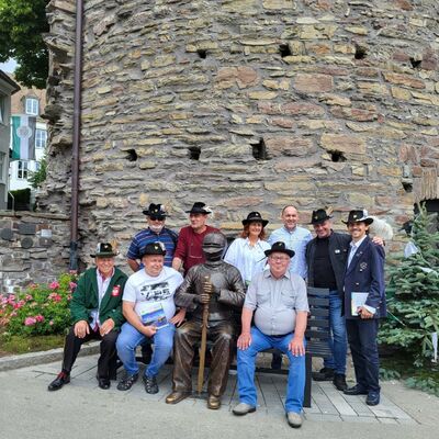 Bild vergr��ern: Delegation Rawicz Sch�tzenfest Attendorn 2002