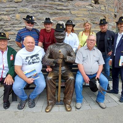 Bild vergr��ern: Delegation Rawicz Sch�tzenfest Attendorn 2002